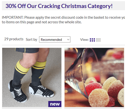 30% off all items in the Cracking Christmas!