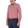 Mens Cotton Rich Red Stripe Shirt