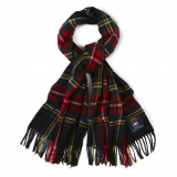 Moon British Wool Blackwatch Check Large Scarf