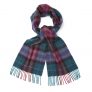 Moon British Wool Block Check Scarf