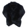 Large Blue Fur Collar