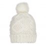 Faux Fur Pom Pom Cream Bobble Hat