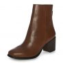 Tan Leather Ankle Boots