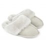 Grey Sheepskin Mule Slippers