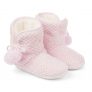 Pink Fluffy Slipper Boots